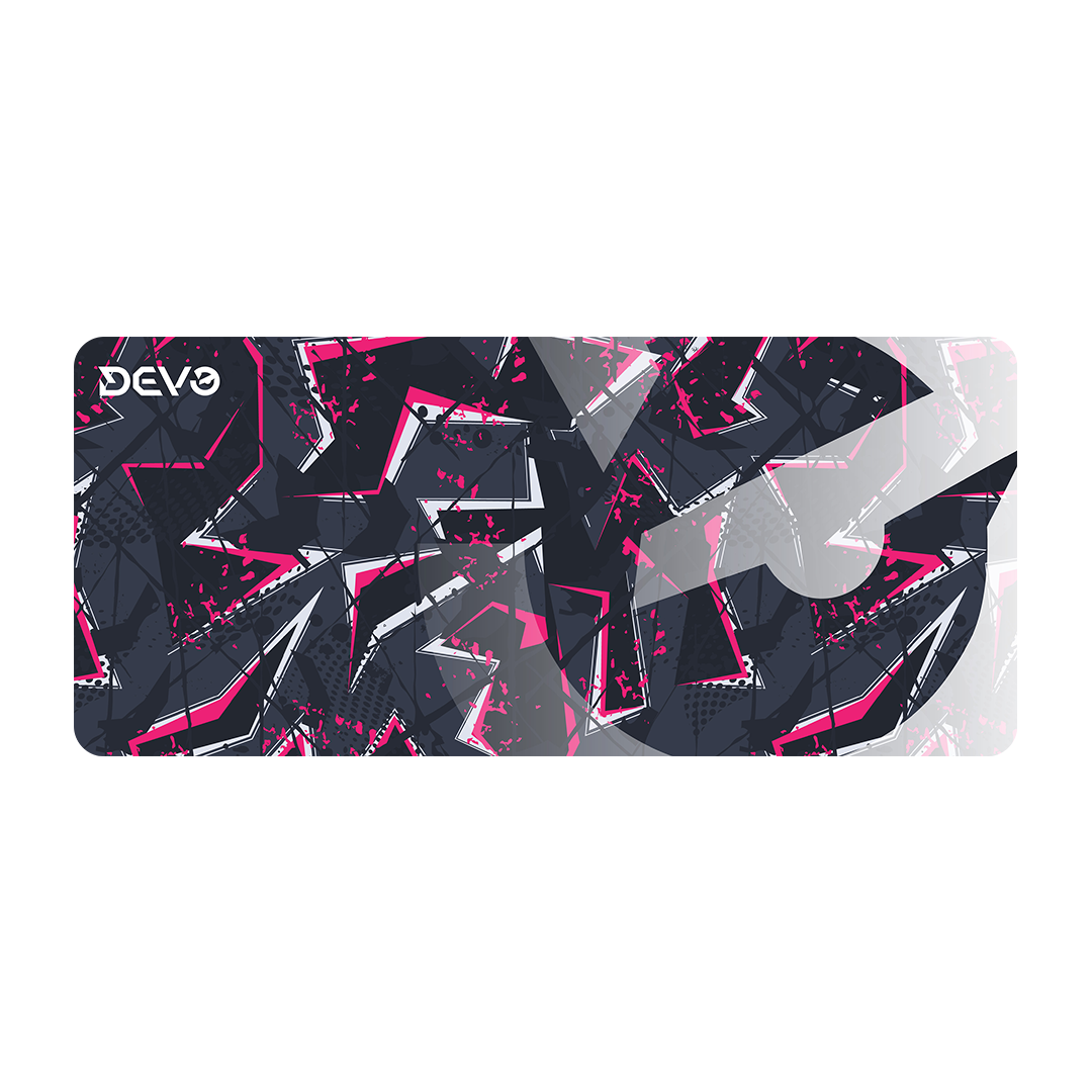 Devo Gaming Mouse Pad - Magenta Riot - 900